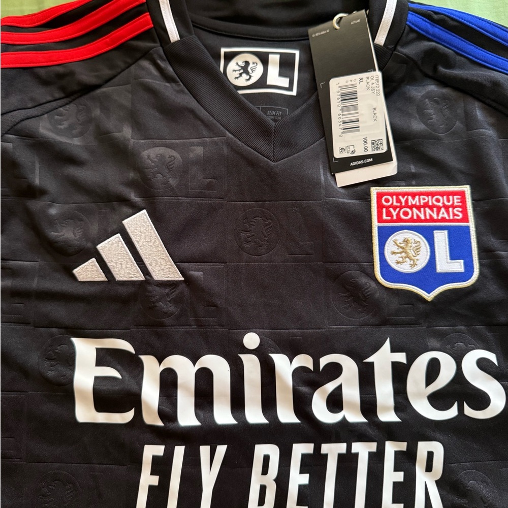 Adidas Olympique Lyonnais Black Jersey